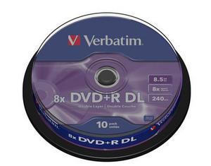 Verbatim DVD+R 8x Dual Layer