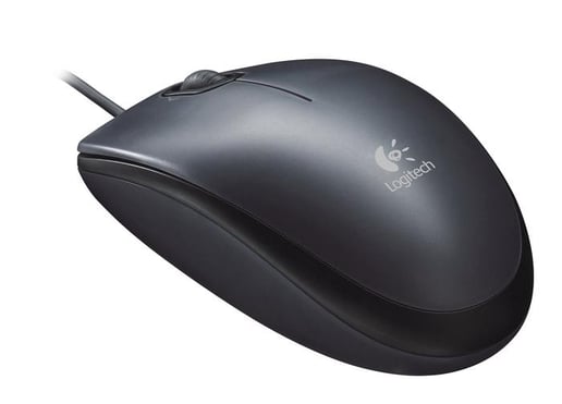 Logitech M90 Wired Optical Mouse (Black)