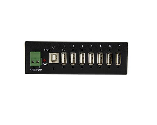 StarTech.com Mountable Rugged Industrial 7 Port USB Hub