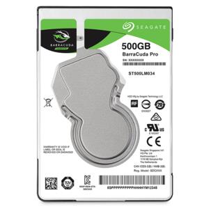 500GB Seagate BarraCuda Pro 2.5" SATA III Hard Drive - 7200RPM, 128MB Cache