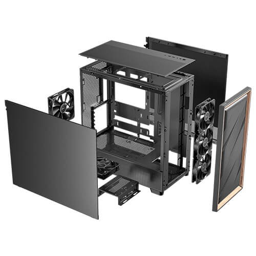 Antec Flux SE Mid Tower Case - Black 