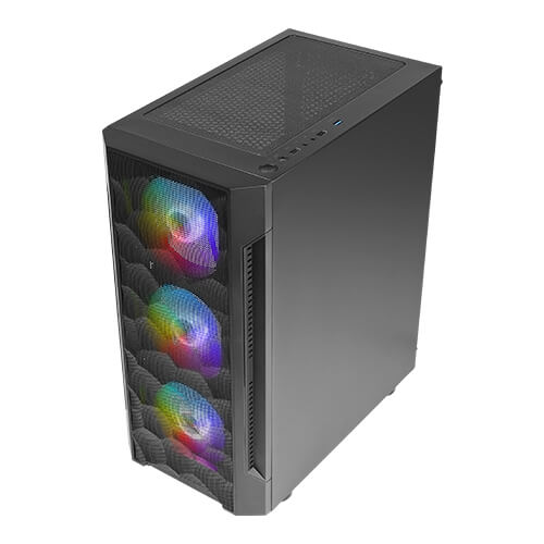 Antec NX260 Mid Tower Gaming Case - Black 