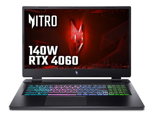 Acer Nitro 17 17.3" Gaming Laptop - Ryzen 7, 16GB RAM, 1TB SSD, GeForce RTX 4060