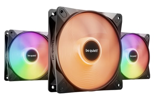 be quiet! Light Wings LX 120mm PWM ARGB Triple Fan Pack in Black