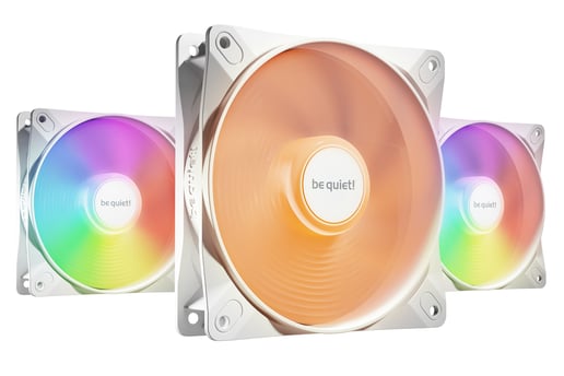 be quiet! Light Wings LX 120mm PWM ARGB Triple Fan Pack in White