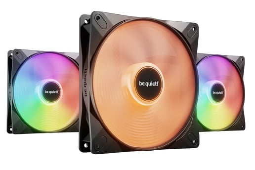 be quiet! Light Wings LX 140mm PWM ARGB Triple Fan Pack in Black