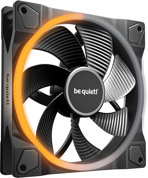 be quiet! Light Wings 140mm PWM Chassis Fan in Black with Reverse Blades