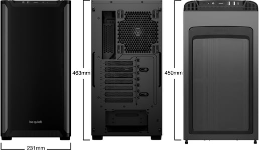 Be Quiet! Pure Base 501 Mid Tower Case - Black 