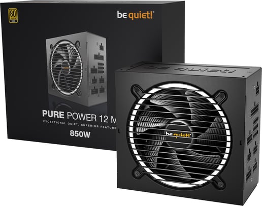 850W Be Quiet! Pure Power 12 M Modular 80 Plus Gold PSU
