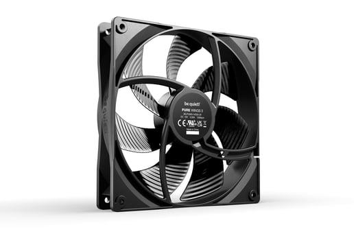 Be Quiet Pure Wings 3 140mm Chassis Fan in Black