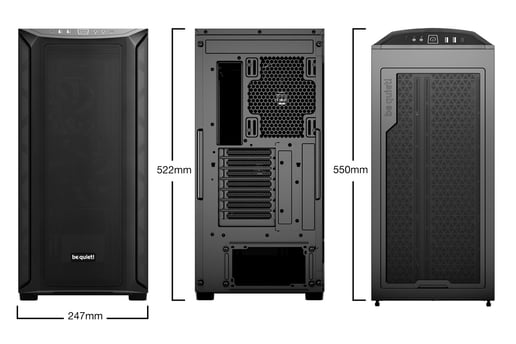 Be Quiet! Shadow Base 800 Mid Tower Gaming Case - Black 