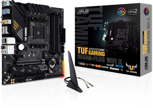 ASUS TUF Gaming B550M-Plus WIFI II mATX Motherboard for AMD AM4 CPUs