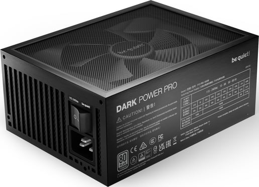 1600W Be Quiet! Dark Power 13 Modular 80 Plus Titanium PSU