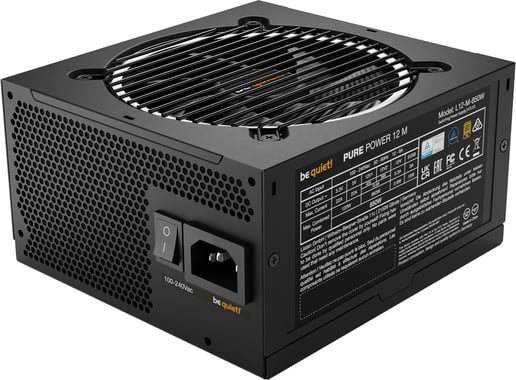 850W Be Quiet! Pure Power 12 M Modular 80 Plus Gold PSU