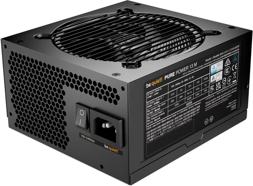 650W Be Quiet! Pure Power 13 M Modular 80 Plus Gold PSU