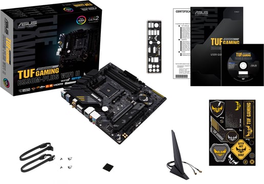 ASUS TUF Gaming B550M-Plus WIFI II mATX Motherboard for AMD AM4 CPUs