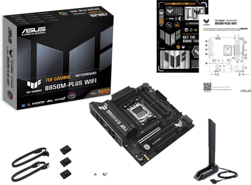 ASUS TUF Gaming B850M-Plus WiFi mATX Motherboard for AMD AM5 CPUs