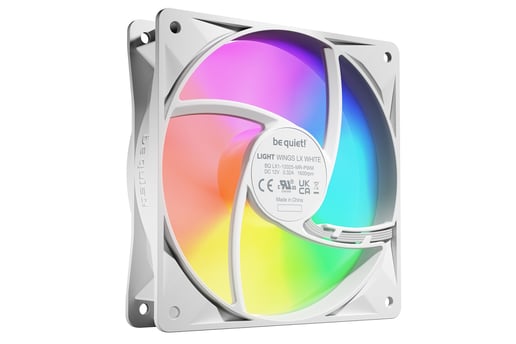be quiet! Light Wings LX 120mm PWM ARGB Triple Fan Pack in White