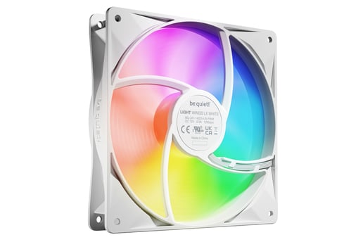be quiet! Light Wings LX 140mm PWM ARGB Triple Fan Pack in White