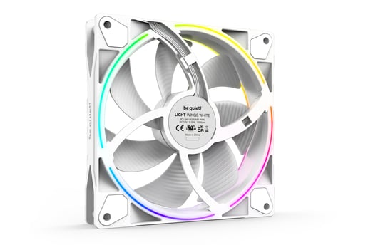 be quiet! Light Wings White 140mm PWM ARGB Triple Fan Pack in White