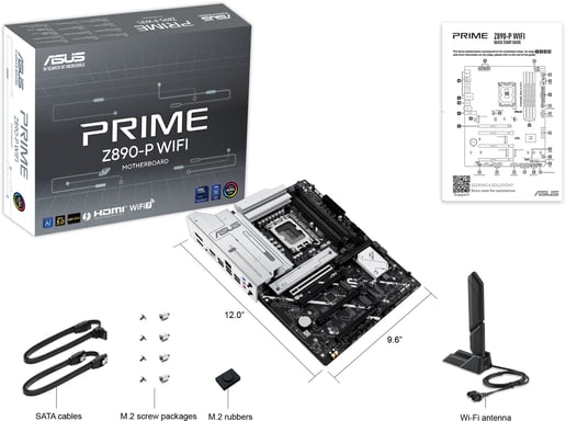 ASUS Prime Z890-P WiFi Motherboard CPUs