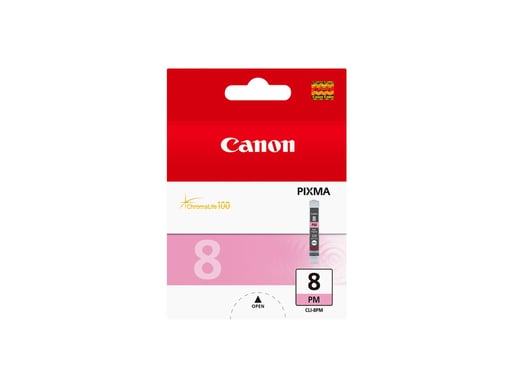 Canon CLI-8PM Ink Cartridge - Photo Magenta, 13ml (Yield 146 Photos)