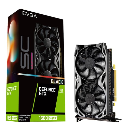 EVGA GeForce GTX 1660 SUPER SC Ultra Black 6GB Graphics Card