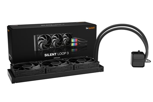 be quiet! Silent Loop 3 420mm AiO Liquid CPU Cooler in Black