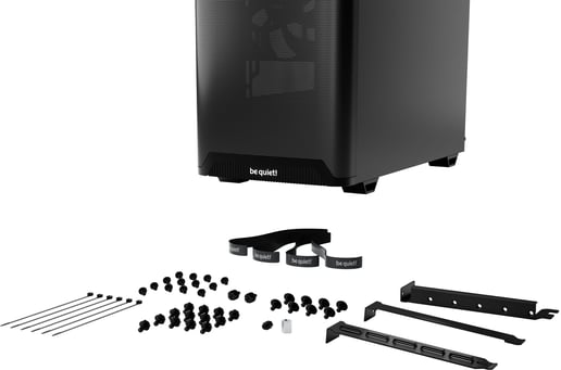 Be Quiet! Pure Base 501 Airflow Window Mid Tower Gaming Case - Black 