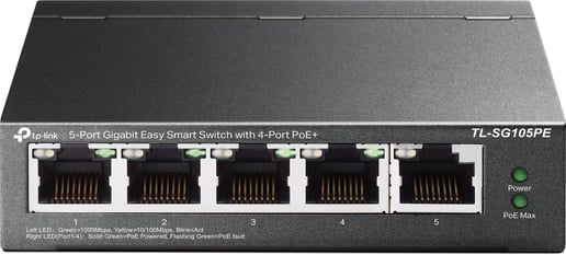 TP-Link TL-SG105PE 5-Port Gigabit Desktop Switch 