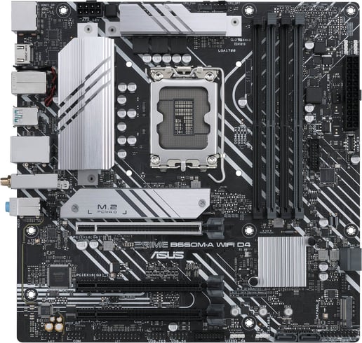 ASUS Prime B660M-A WIFI D4 mATX Motherboard for Intel LGA1700 CPUs