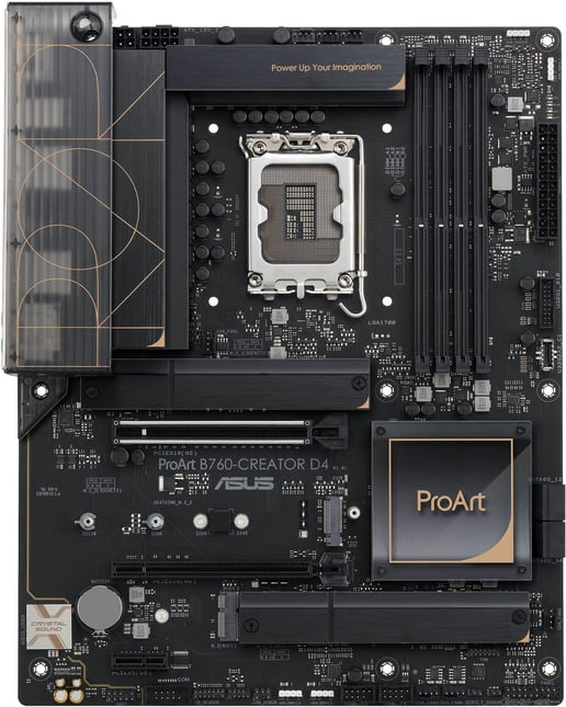 ASUS ProArt B760-CREATOR D4 ATX Motherboard for Intel LGA1700 CPUs