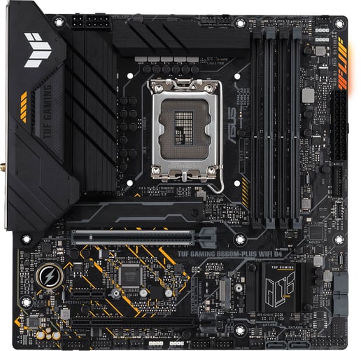 ASUS TUF Gaming B660M-Plus WIFI D4 mATX Motherboard for Intel LGA1700 CPUs