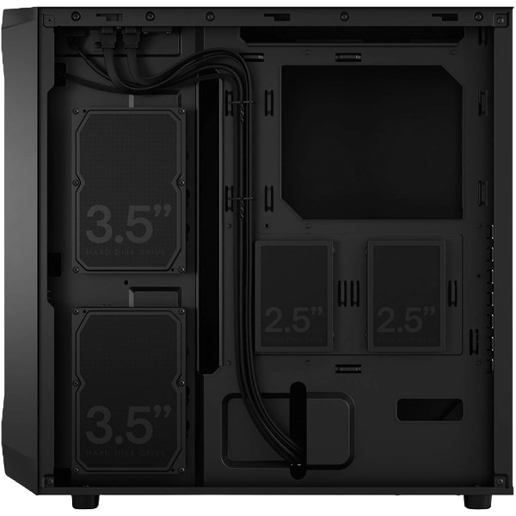 Fractal Focus 2 Mid Tower Gaming Case - Black 