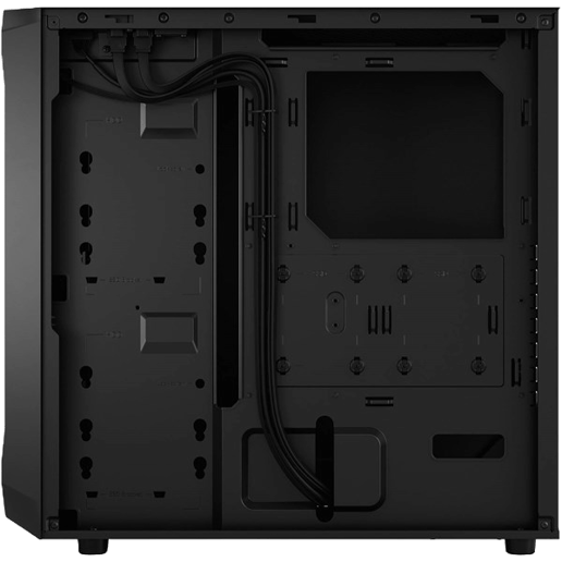Fractal Focus 2 Mid Tower Gaming Case - Black 