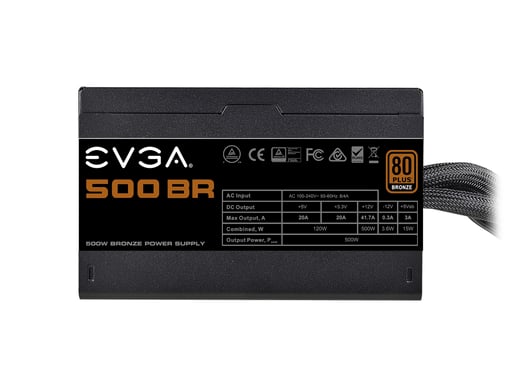 EVGA 500 BR 500W Power Supply 80 Plus Bronze