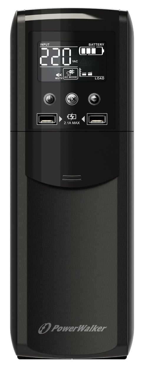 PowerWalker VI CSW 800VA, 480W Uninterruptible Power Supply (IEC UK)