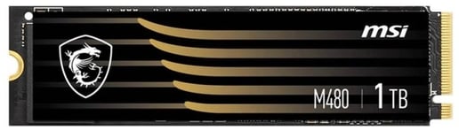 MSI SPATIUM M480 M.2-2280 1TB PCI Express 4.0 x4 NVMe Solid State Drive
