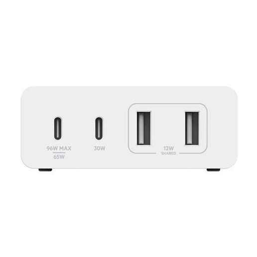 Belkin BoostCharge Pro 108W 4-Port USB Desktop Charger - White