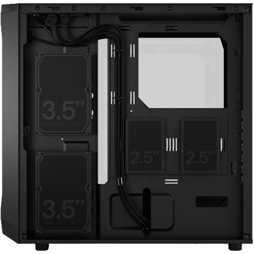 Fractal Focus 2 RGB Mid Tower Gaming Case - Black 