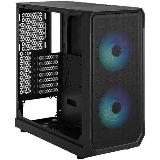 Fractal Focus 2 RGB Mid Tower Gaming Case - Black 