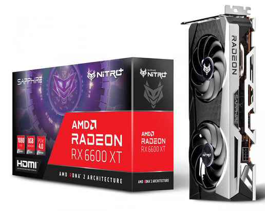 Sapphire Radeon RX 6600 XT NITRO+ OC 8GB Graphics Card