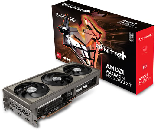 Sapphire Radeon RX 9060 XT NITRO+ OC 16GB GDDR6 Graphics Card