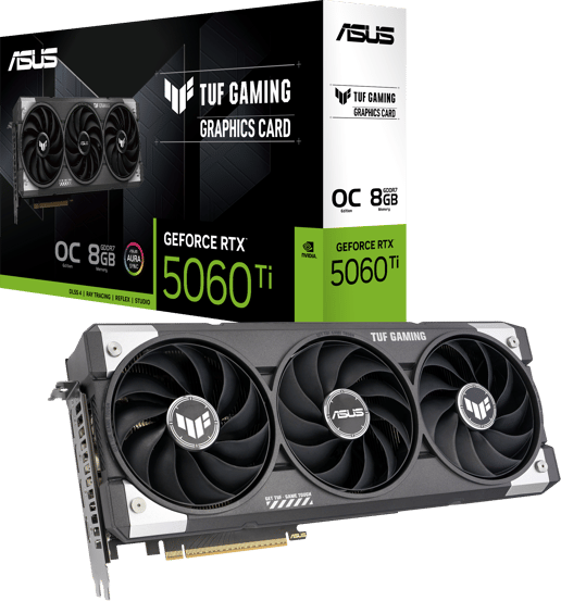ASUS GeForce RTX 5060 Ti TUF OC 8GB GDDR7 Graphics Card