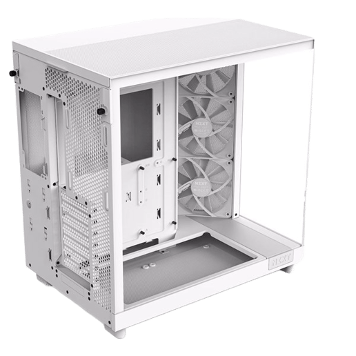 NZXT H6 Flow Mid Tower Case - White 