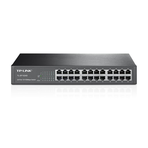 TP-Link TL-SF1024D 24-Port 100 Mbps Desktop Switch 