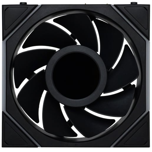 Lian Li UNI FAN TL LCD Wireless Reverse 120mm Triple Pack Fans in Black with controller