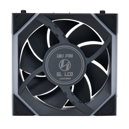 Lian Li UNI FAN SL Wireless LCD 120mm ARGB PWM Chassis Fan in Black