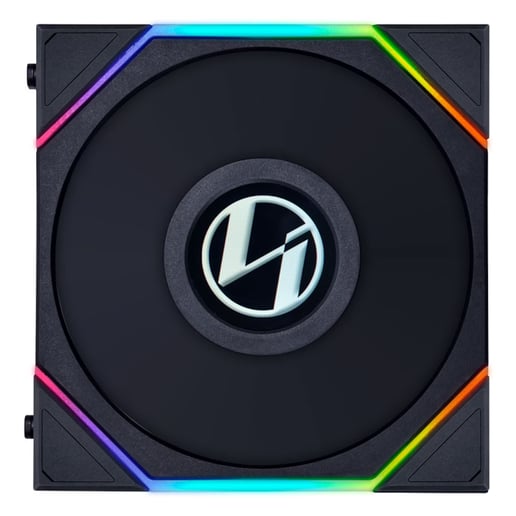 Lian Li UNI FAN TL LCD 120mm Chassis Fan Triple Pack in Black