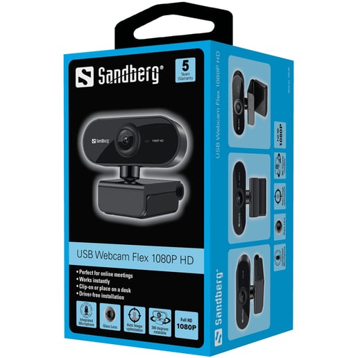 Sandberg Flex 1080p USB Webcam